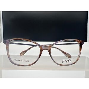 FYSH Women's Marble Gunmetal Frames Only 3690 M402 51[]15-140